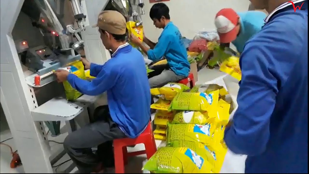 Đóng gói gạo ST25